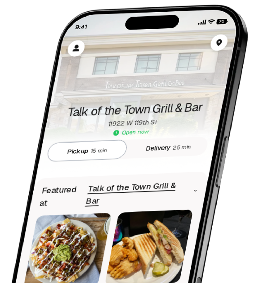 Talk of the Town Grill & Bar app preview